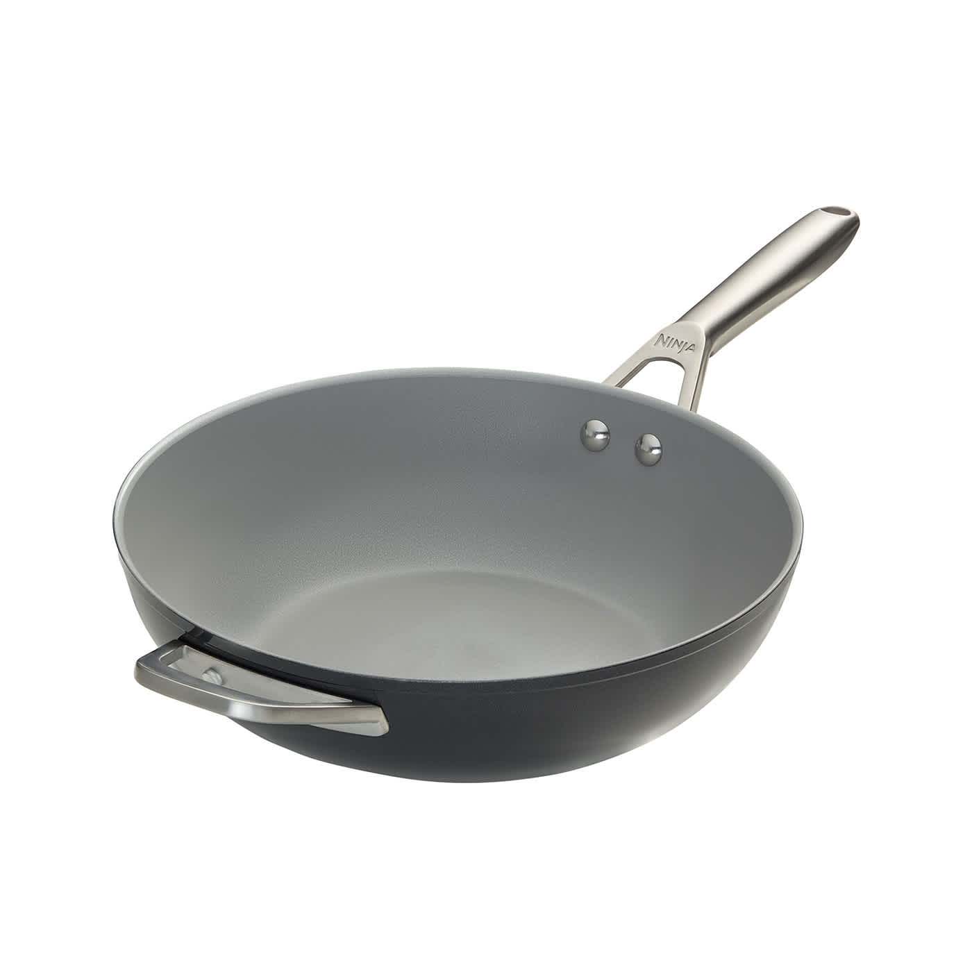 Ninja 28cm Wok with Lid (Grey) | C30928UK - Ninja UK